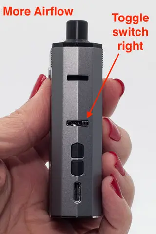 Aspire Nautilus Prime Airflow