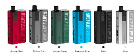 Aspire Nautilus Prime Available Colors