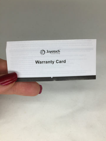 Joyetech Penguin Warranty